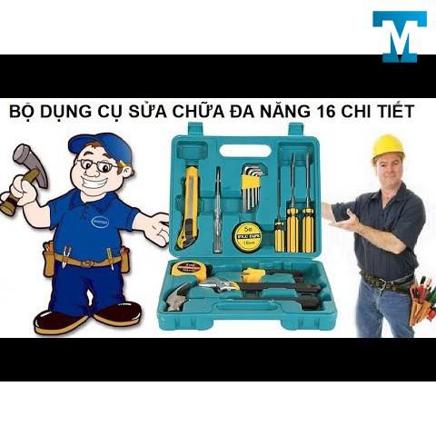 [FREESHIP❤️]BỘ DỤNG CỤ SỬA CHỮA ĐA NĂNG 16 MÓN