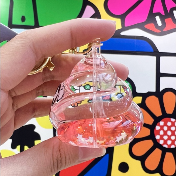 Móc Khóa Cao Cấp Hình Dầu Look Cute phụ kiện Túi Xách dễ thương -Minkey