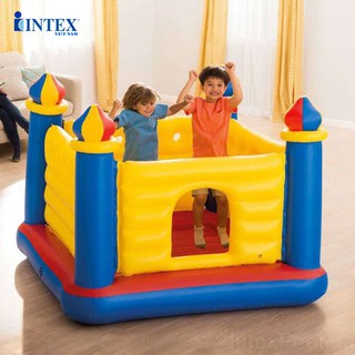 Nhà hơi nhún cho bé, hình lâu đài INTEX 48259, bảo hành 12 tháng