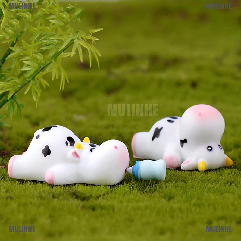 Mô Hình Bình Sữa Bò Mini Dễ Thương Dùng Để Trang Trí Nhà Búp Bê