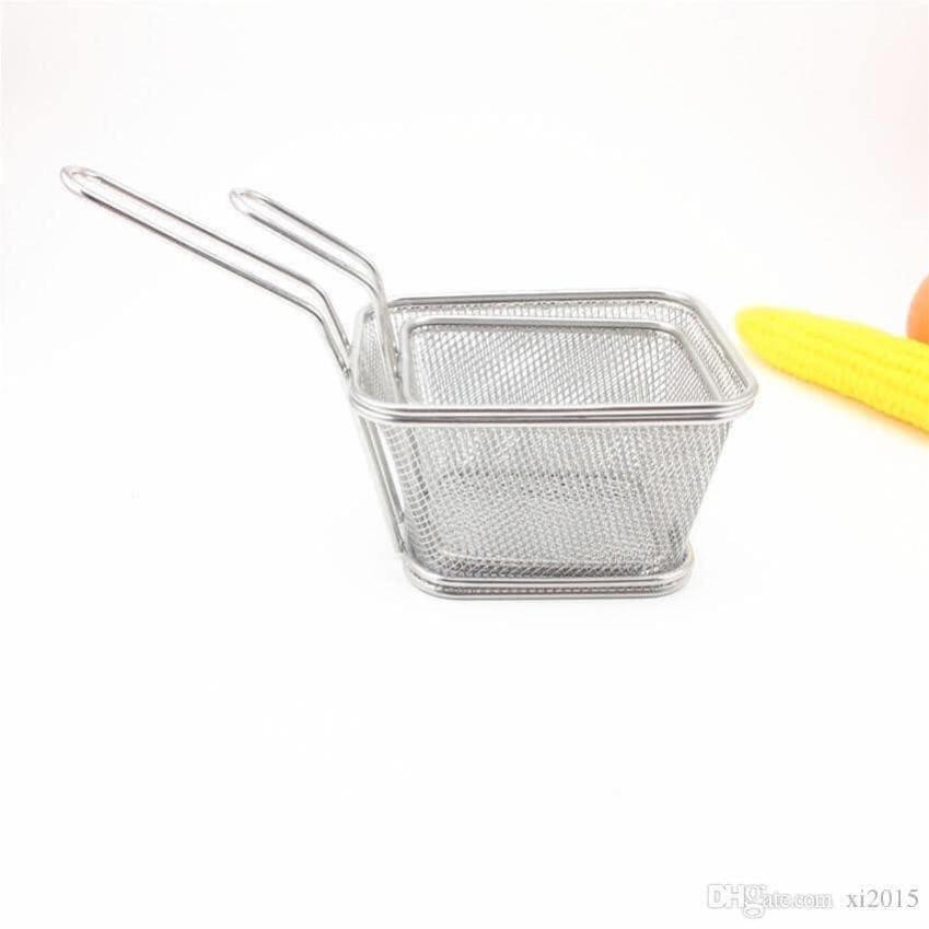 Rổ Chiên Inox Size Nhỏ 6Cm X 8.5Cm X10Cm