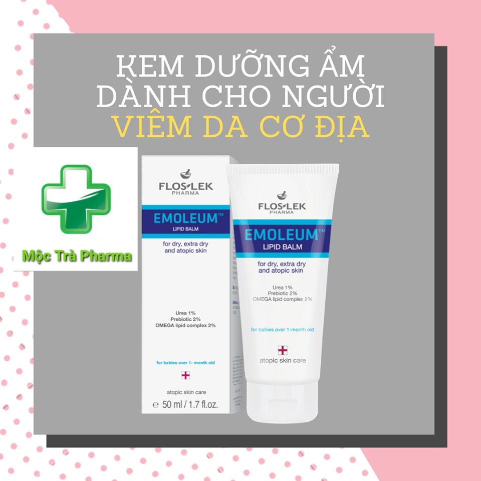 Kem Dưỡng Ẩm- Lipid Balm Floslek Emoleum 50ml- Dành cho da khô nứt nẻ