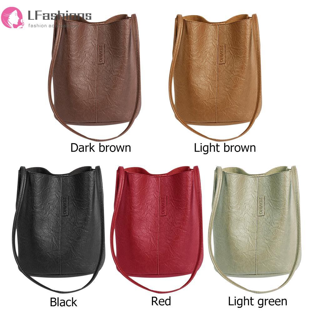 Túi da đeo chéo vai thời trang cổ điển đơn giản thời trang cho nữ