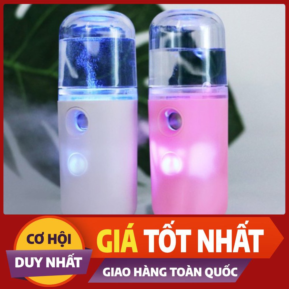 Mua 1 tặng 1- Máy xịt khoáng phun sương mini cầm tay cho mặt - Máy xịt khoáng xông hơi mặt NANO MINI nhỏ gọn