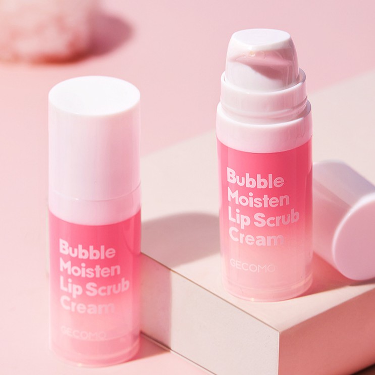 Tẩy Da Chết Môi Sủi Bọt Bubble Moisten Lip Scrub Cream Gecomo