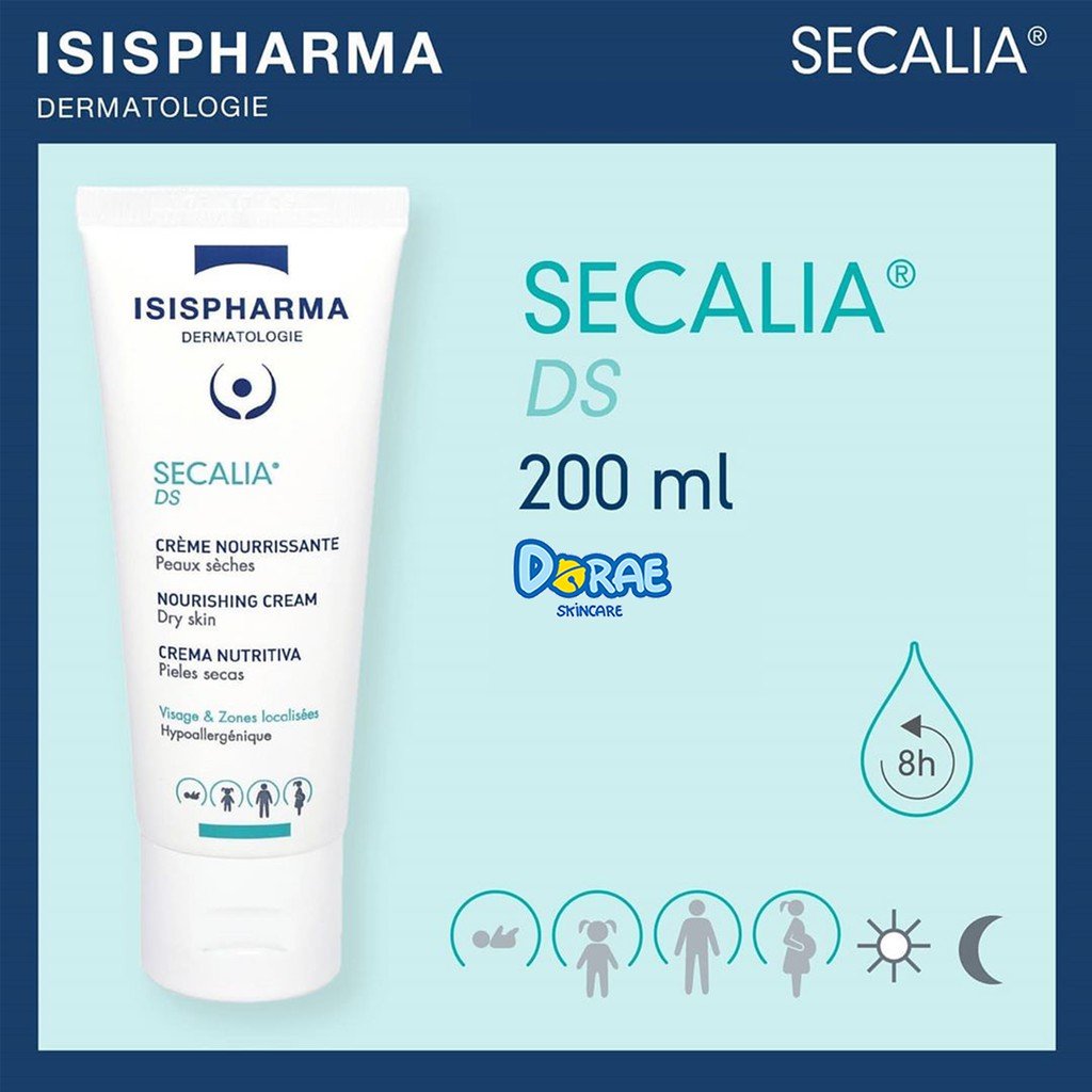 ✅ Kem Dưỡng Ẩm, Làm Mềm Da ISIS Pharma Secalia DS