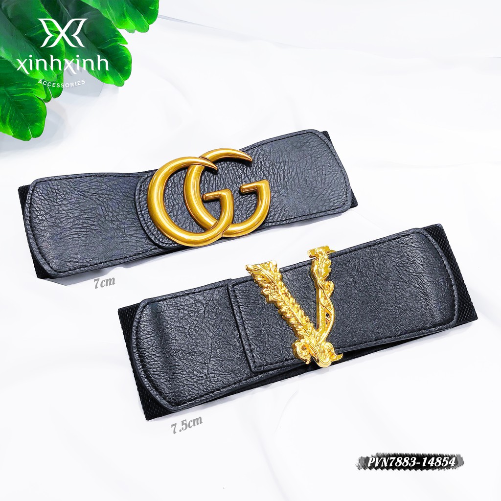 Belt váy, đai váy da chữ thời trang phong cách nữ tính cho bạn gái - Xinh Xinh Accessories