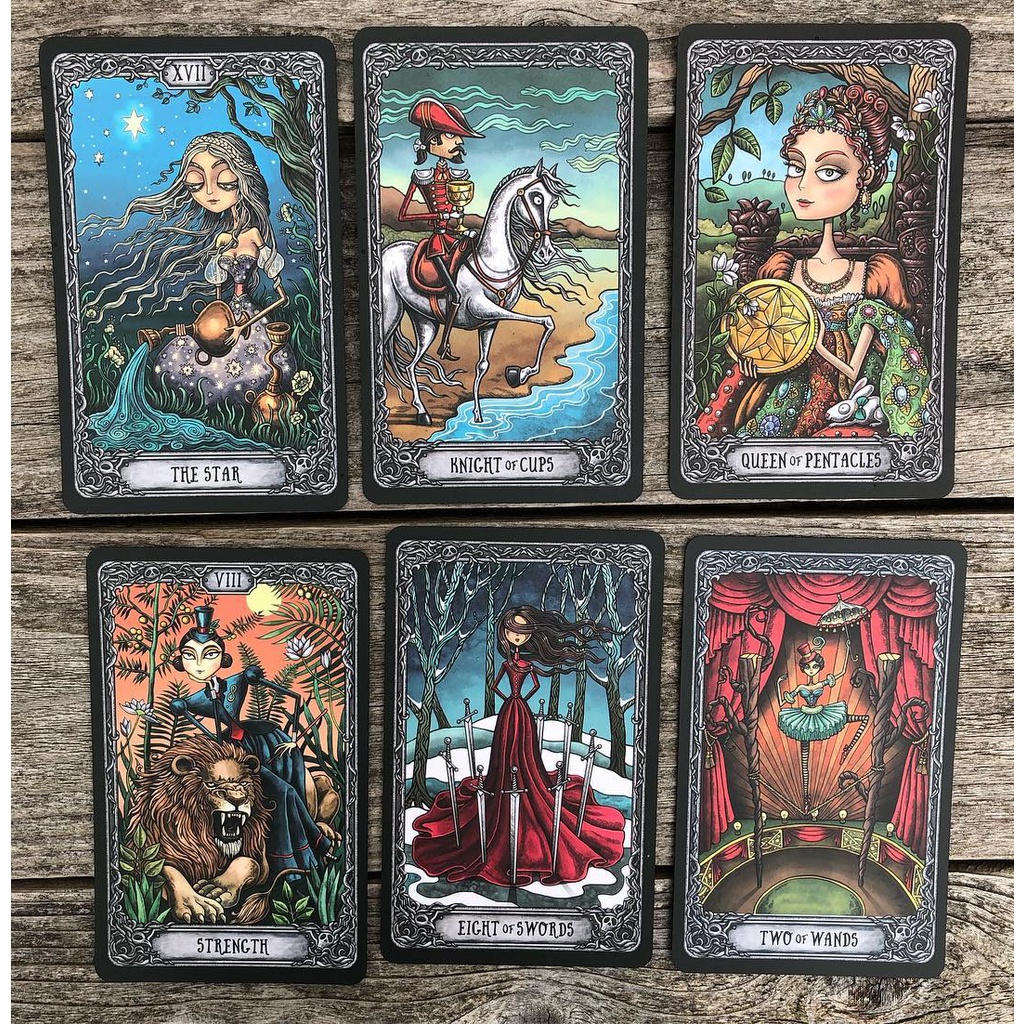 Bài Dark Mansion Tarot 4th Edition Gold Brown