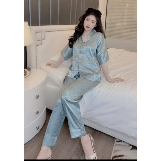bộ gấm pijama có nhiều màu