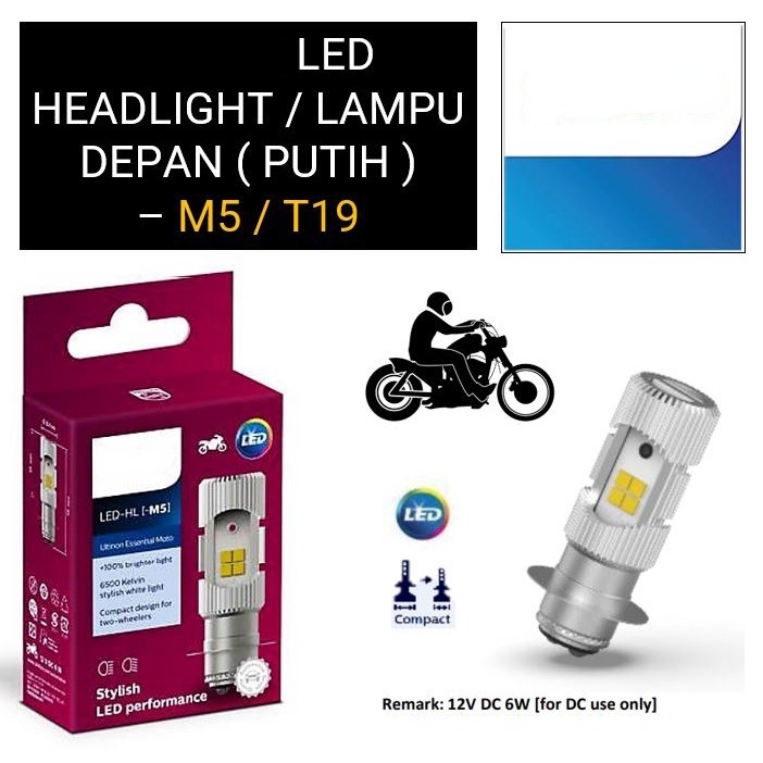 Đèn Pha LED T19 M5 LC135 RTD Chuyên Dụng Cho Xe Mô Tô