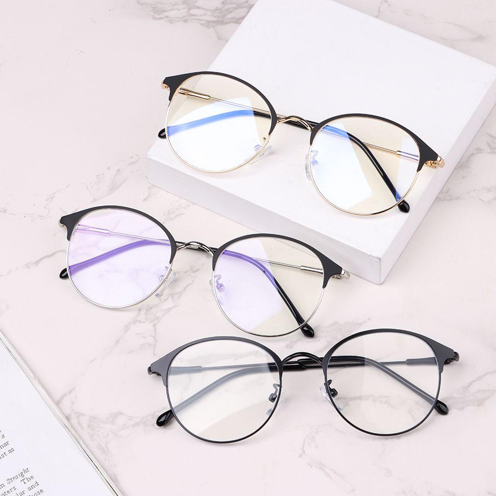 Kính Gọng Kim Loại Chống Tia UV Ánh Sáng Xanh Thời Trang