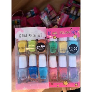 Set 12 sơn móng tay Primark cho bé