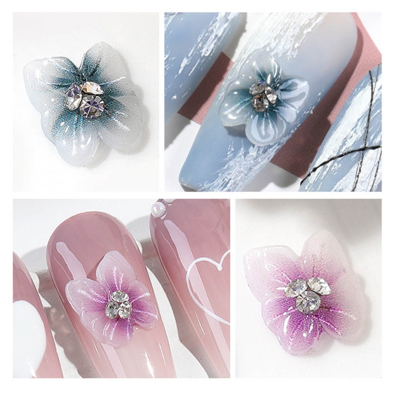 Hộp Phụ Kiện Đá 3d Lấp Lánh Trang Trí Móng Nghệ Thuật