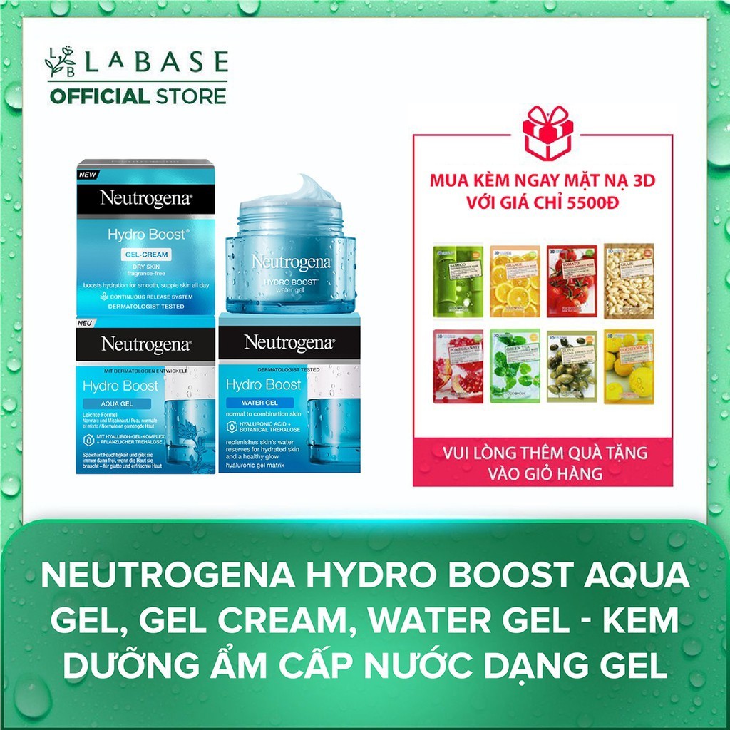 Neutrogena Hydro Boost Aqua Gel, Gel Cream, Water Gel