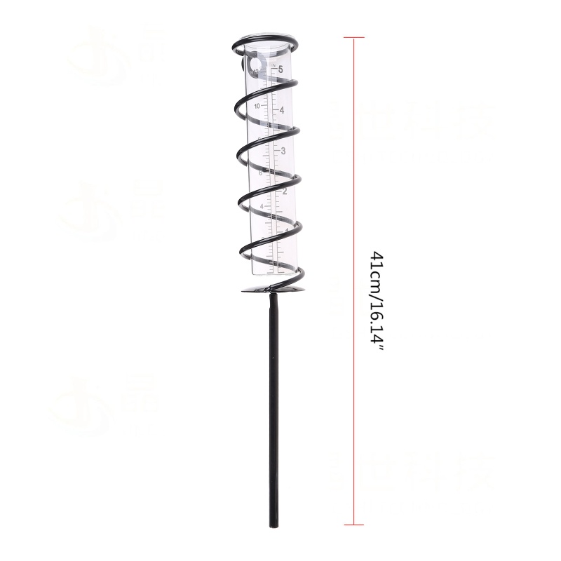 Dụng Cụ Đo Lượng Mưa Kính 5 inch Kèm Cọc Đo Lường Tiện Dụng Cho Sân Vườn