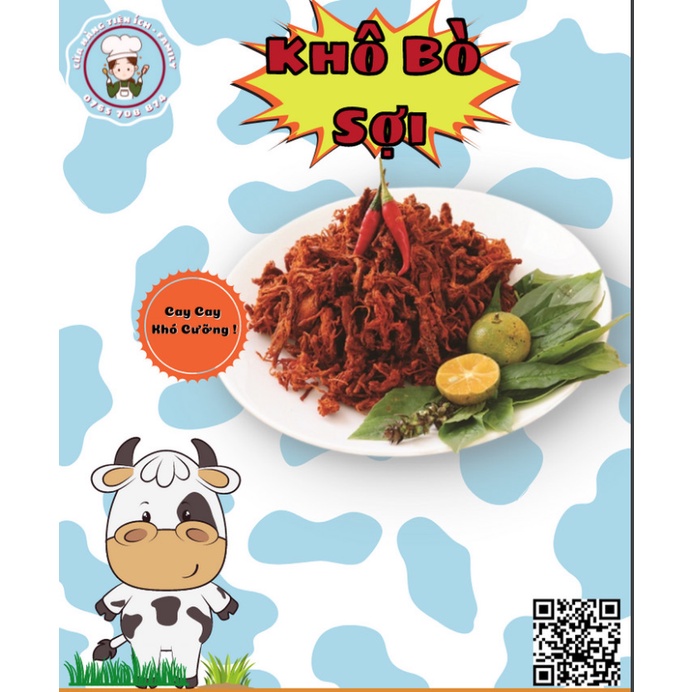 Khô Bò Xé Sợi  - Giá Rẻ - [Mã MGG16] Hương Vị Thơm Ngon [Nhà Làm] Sạch Sẽ Ăn Vặt Family Q6