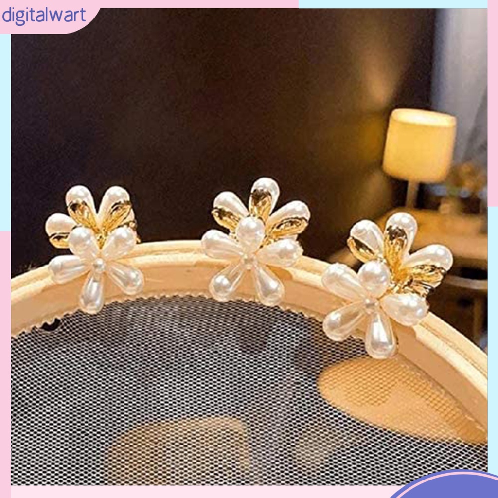 Kẹp Tóc Hình Hoa Đính Ngọc Trai Nhân Tạo Thời Trang Dành Cho Bạn Nữ