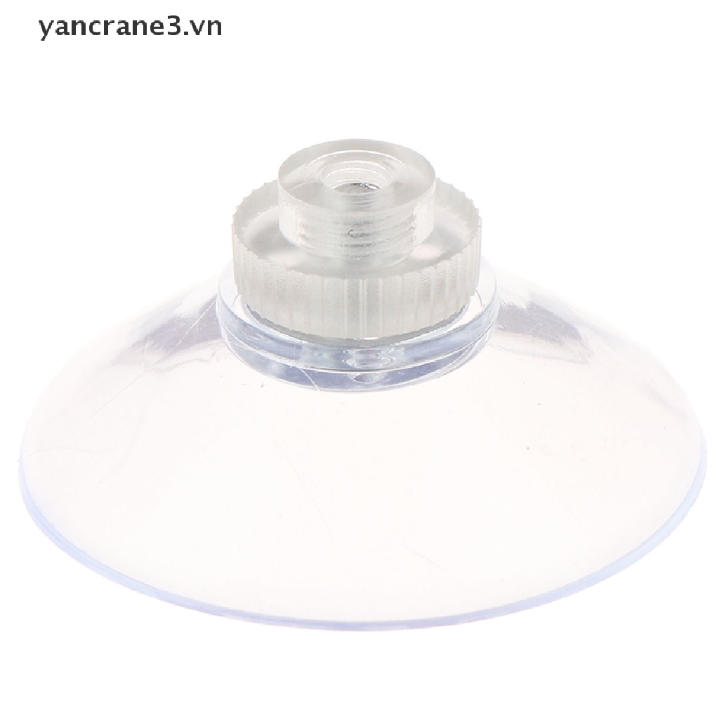 Bộ 10 Núm Hút Chân Không 40mm M4 Có Đai Ốc Trong Suốt