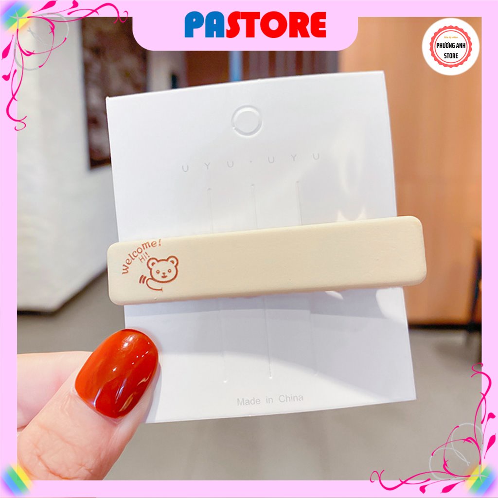 Kẹp Tóc Mái Hàn Quốc Cao Cấp  Hot Trend Xinh Đẹp, Dễ Thương Dành Cho Nữ PASTORE