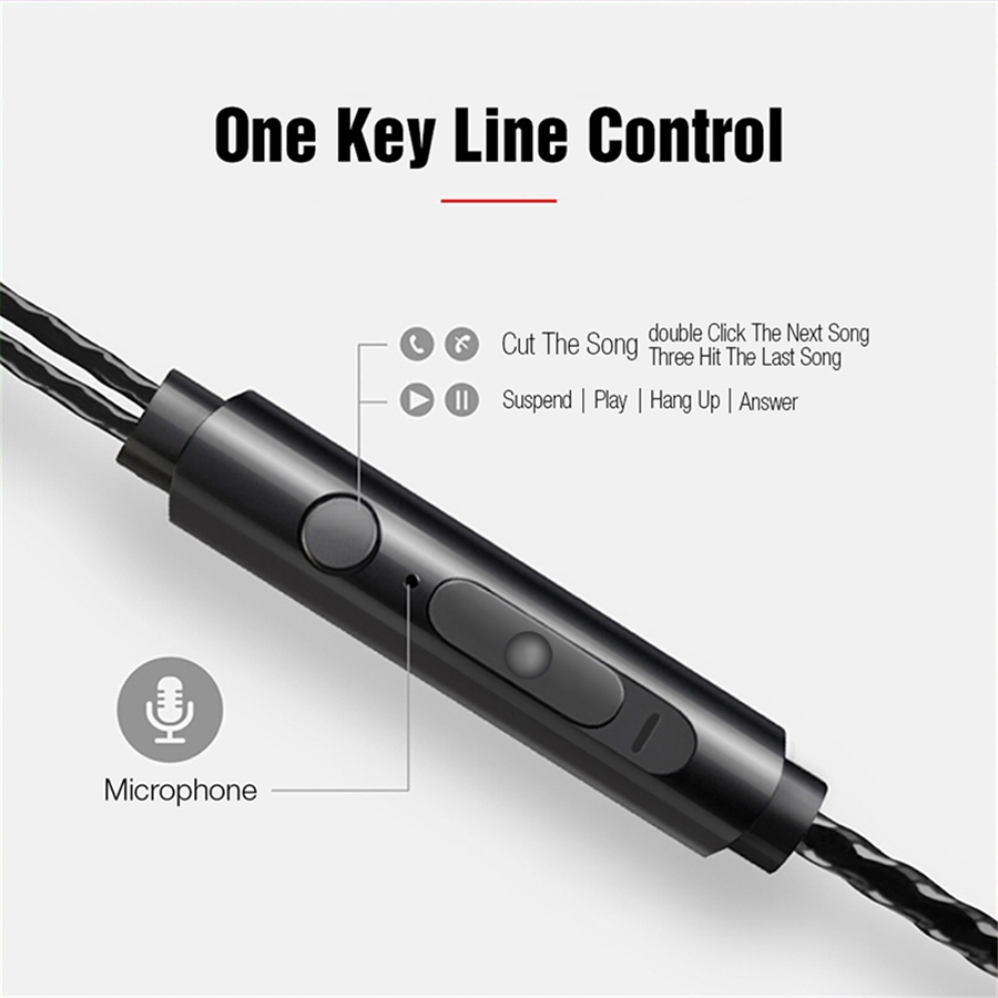 Tai Nghe Nhét Tai Jack 3.5mm Bass Trầm Có Micro Tiện Dụng