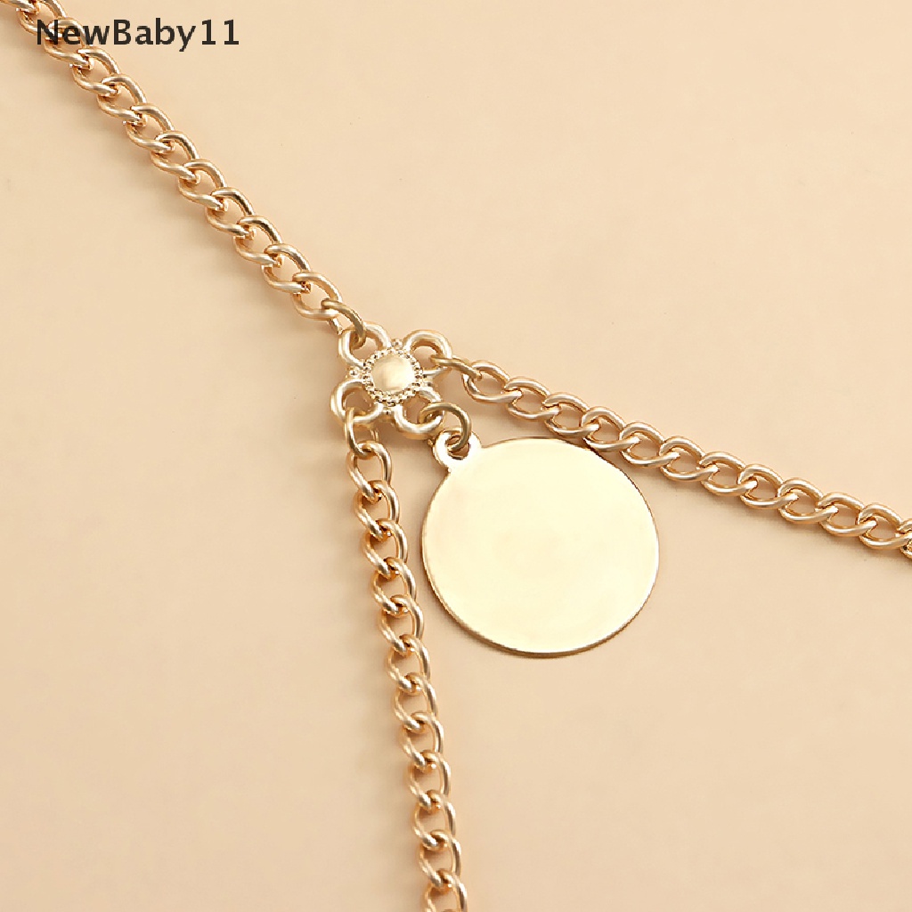 Chuỗi Vòng Đeo Đùi Nhiều Lớp Trang Trí Cho Nữ