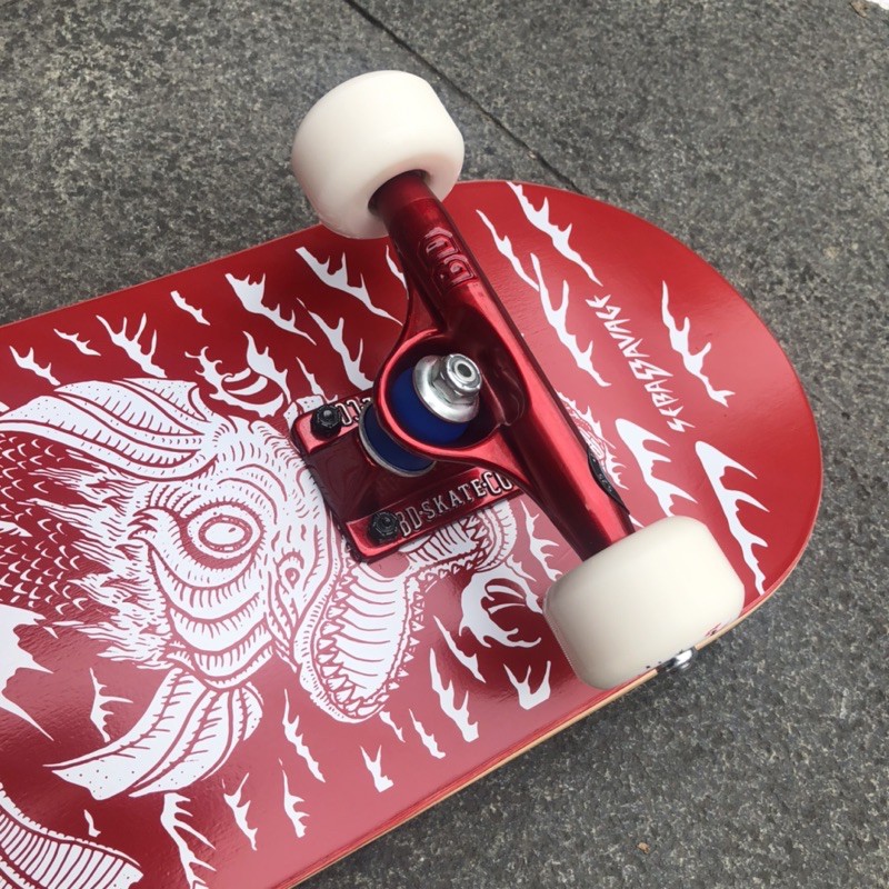 Ván Trượt Skateboard Chuyên Nghiệp Châu Âu - BDSKATECO SEBAS LIGHTHOUSE BLACK CUSTOM COMPLETE 8.0