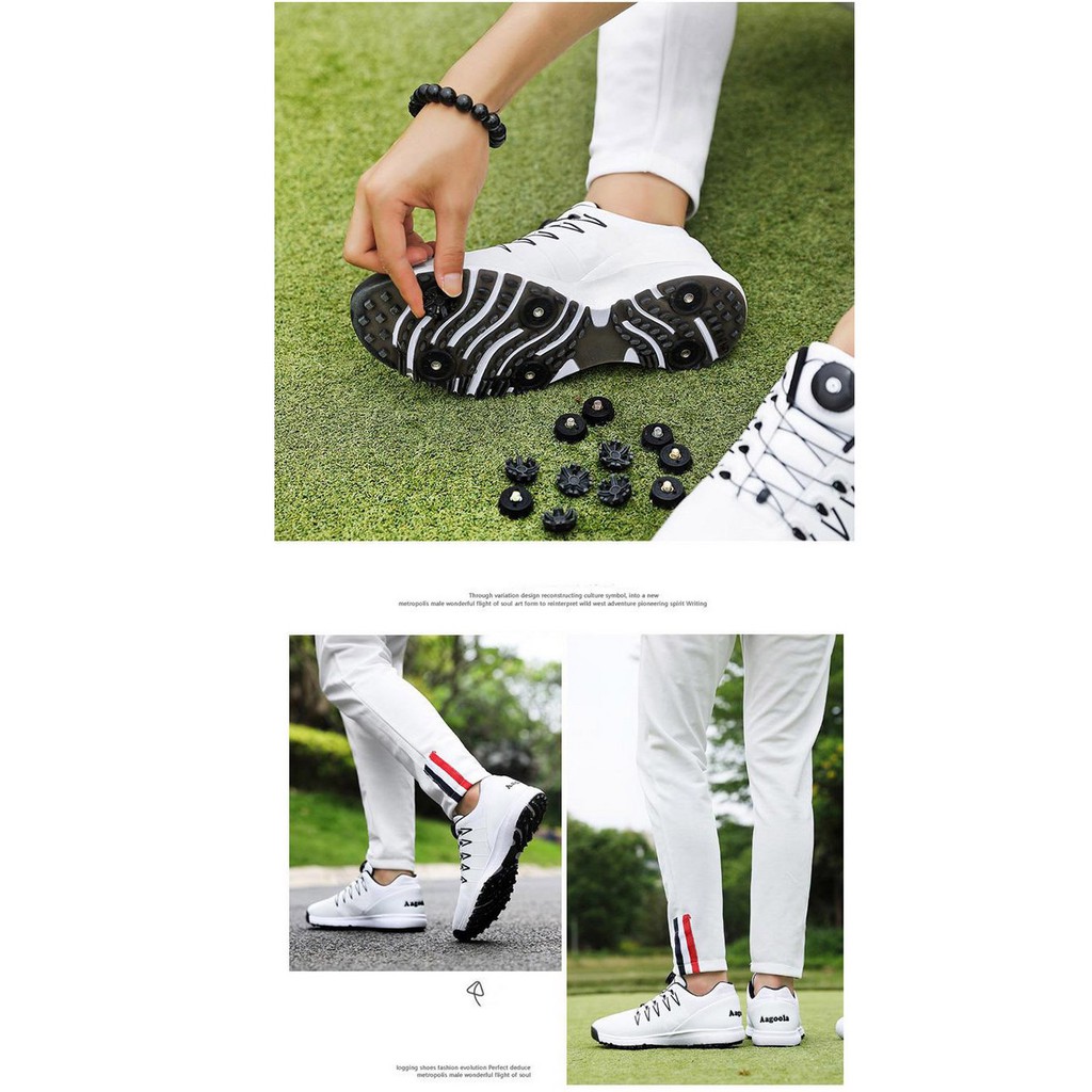 Giầy Golf đế đinh xoay, dây thắt xoay mẫu mới 2021