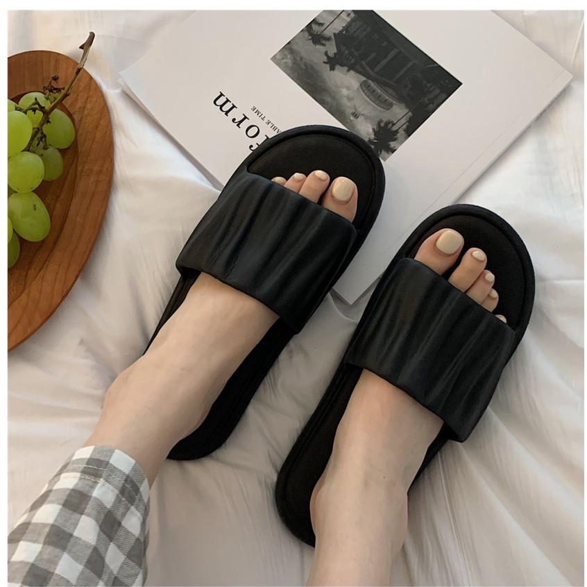 Dép Đi Trong Nhà Đế Mềm Chống Trượt Siêu Nhẹ Phong Cách Hàn Quốc Thời Trang Mùa Hè Cho Nữ