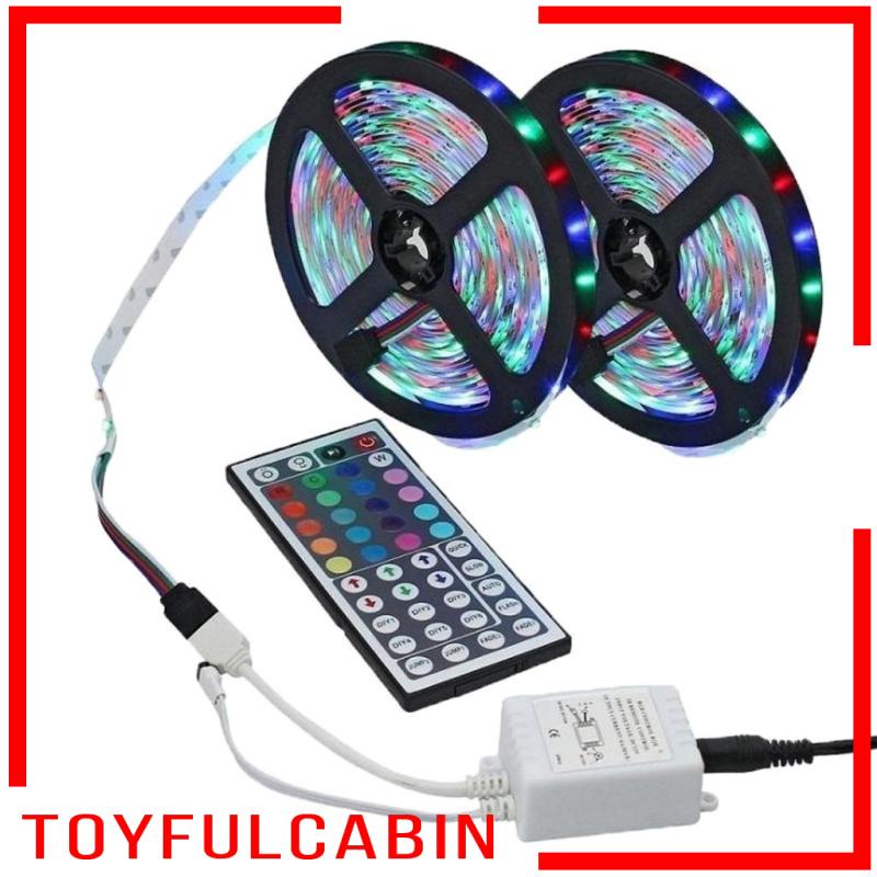 Dây đèn LED DC 12V 10m thay đổi màu sắc kèm remote điều khiển