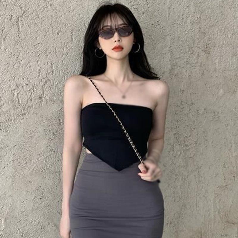 Áo Hai Dây Dệt Kim Eo Cao Thời Trang Mùa Hè Ngọt Ngào Cho Nữ | BigBuy360 - bigbuy360.vn