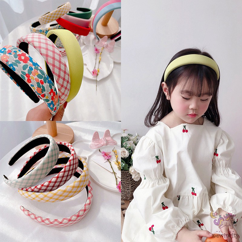 Băng Đô Màu Kẹo Ngọt Phong Cách Hàn Quốc Đáng Yêu Cho Bé Gái