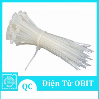 Bộ 10 dây thít - dây rút màu trắng