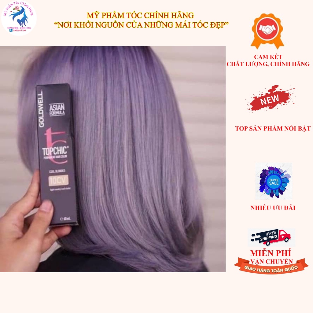 🇩🇪Chính hãng Goldwell🇩🇪 Topchic Permanent Hair Color Goldwell Màu nhuộm thời trang cao cấp ( tặng kèm oxy)