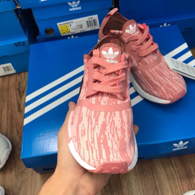 Tết Chuẩn Real Xả - RẺ Giày NMD R1 Hồng Xước Nữ | Sale Rẻ | Có Sẵn 2020 . NEW * Sales thu ♤ hot ↢ * * . ' ' . :