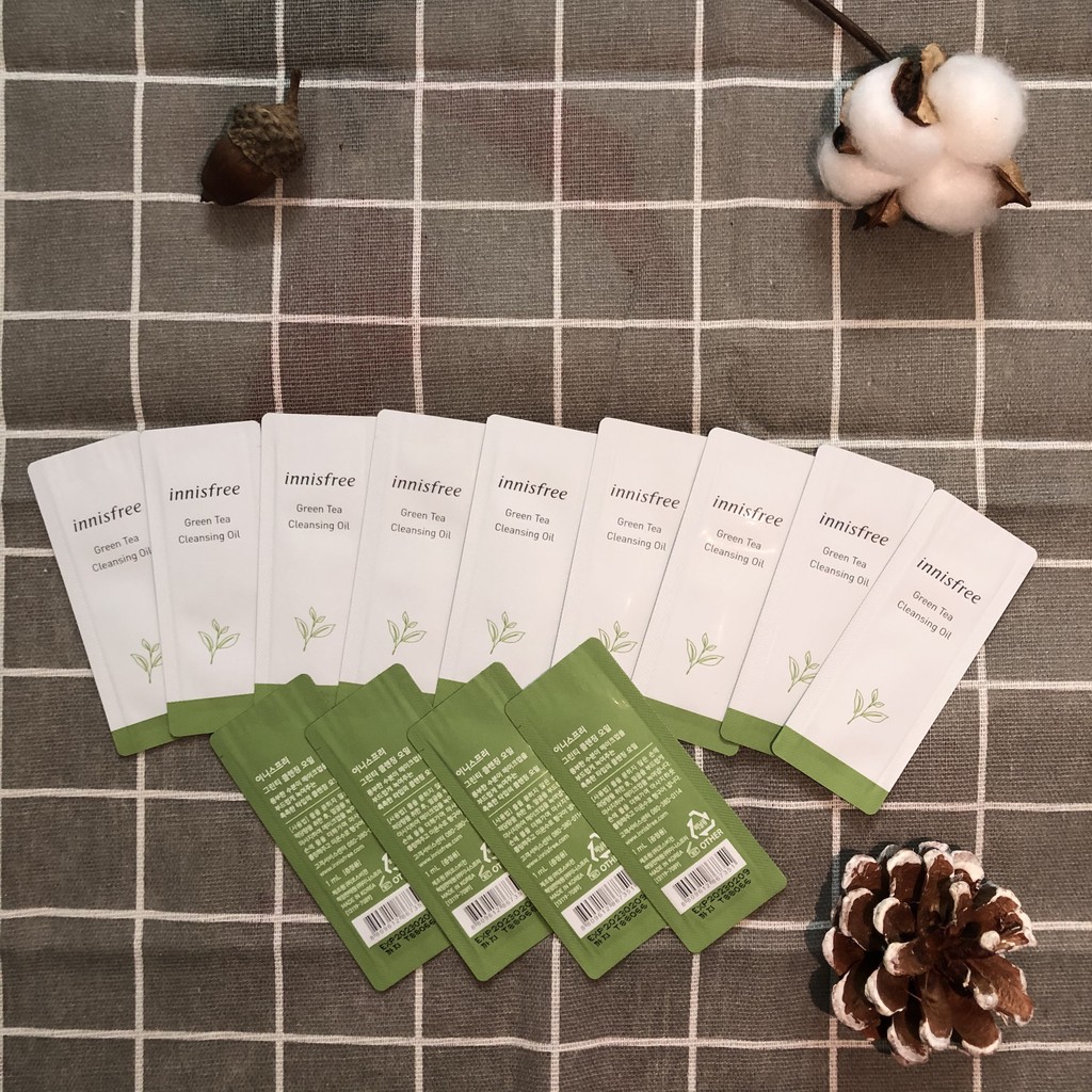 Sample Dầu Tẩy Trang Trà Xanh Innisfree Green Tea Cleansing Oil 1ml