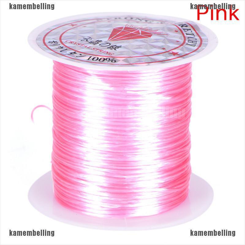 Cuộn Dây Xỏ Hạt Pha Lê Co Giãn 0.8mm Dùng Làm Trang Sức Thủ Công DIY