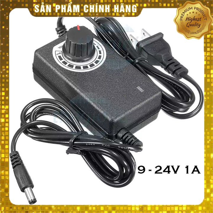 Nguồn Adapter Điều Chỉnh Điện Áp 9~24V 1A