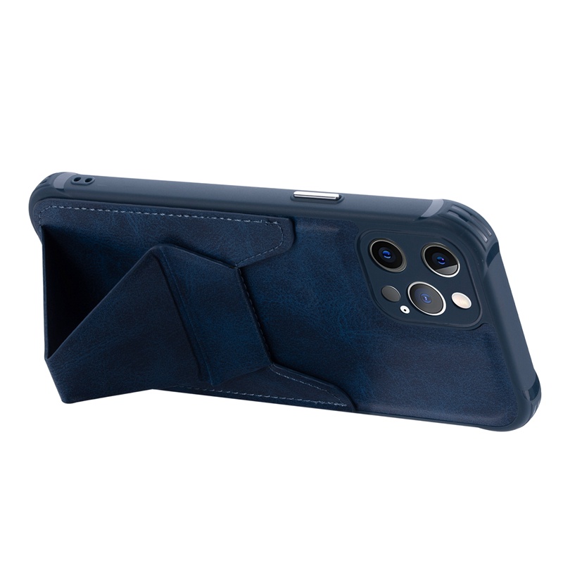 Ốp Điện Thoại Da PU + TPU Kiểu Ví Doanh Nhân Sang Trọng Cho iPhone 13 12 11 Pro Max XR X XS 6 6s 7 8 Plus