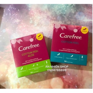 BĂNG VỆ SINH HÀNG NGÀY CAREFREE COTTON FEEL & CAREFREE COTTON FEEL ALOE