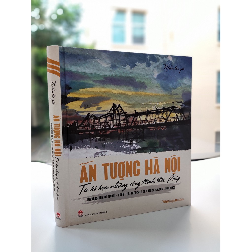 Sách - Ấn Tượng Hà Nội Từ Kí Hoạ Những Công Trình Thời Pháp ( Song Ngữ Việt-Anh ) | BigBuy360 - bigbuy360.vn