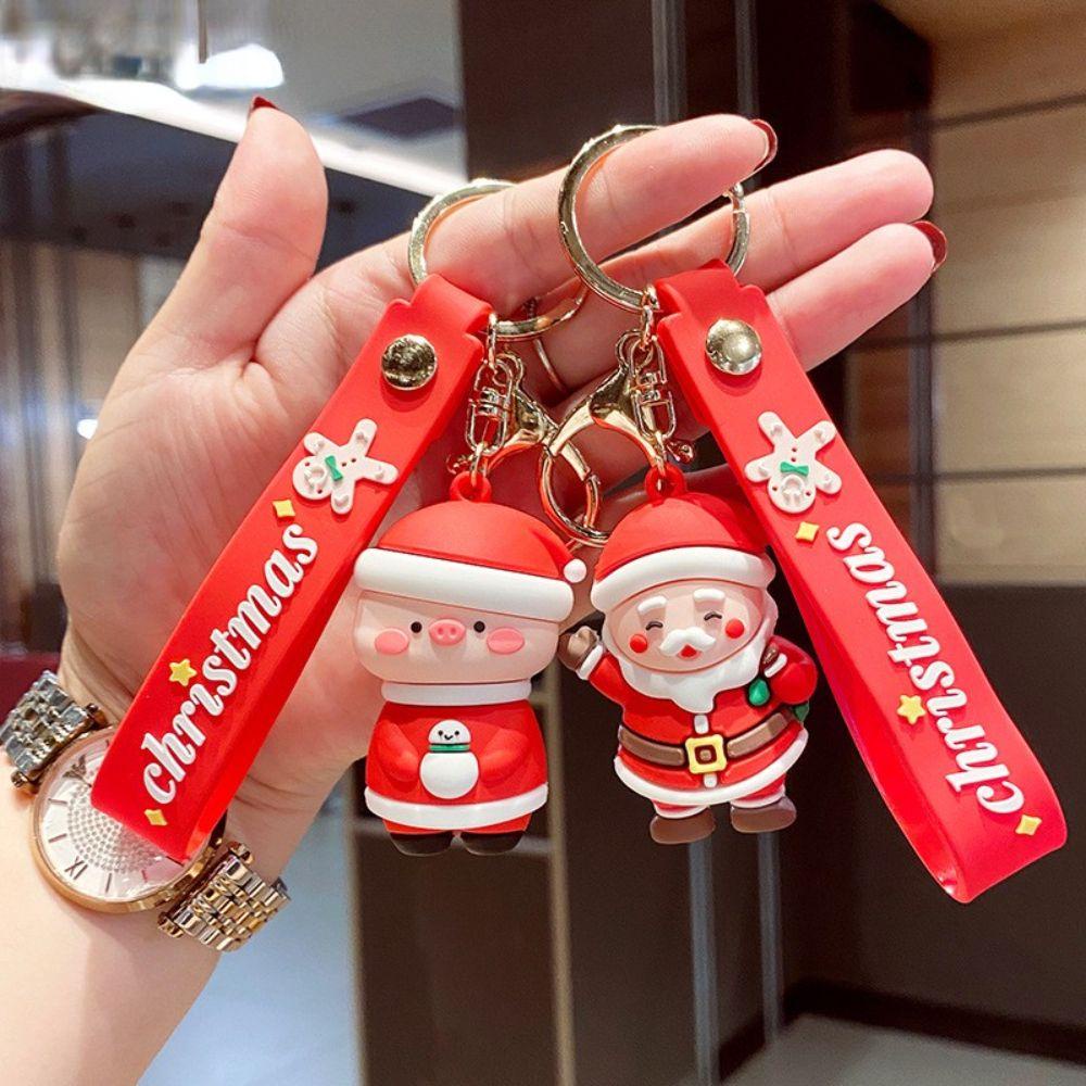 Móc Khóa Hình Ông Già Noel Dễ Thương