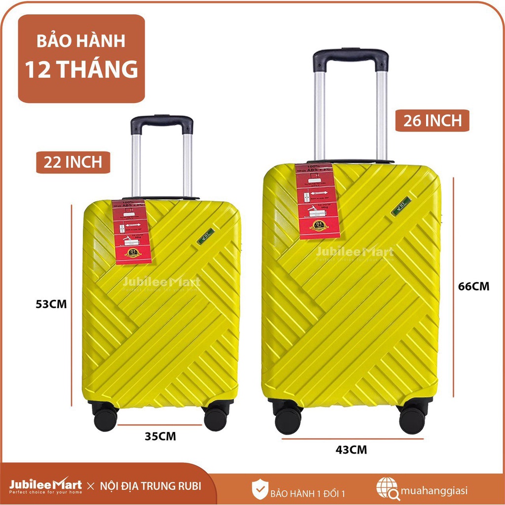 ĐƯỢC CHỌN MÀU, NHIỀU MẪU SIZE LỚN VÀ NHỎ- Vali Du Lịch Thời Trang Nhựa và Vali Vải Chống Trầy Vỡ, Tay Kéo với bánh xe êm