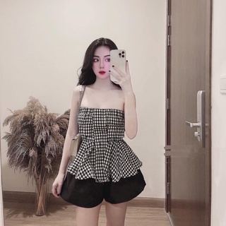 SET ÁO CARO CÚP NGỰC HOT HIT