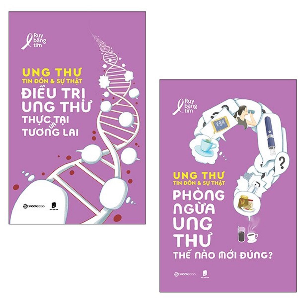 Sách - Bộ Sách Ung Thư - Tin Đồn Và Sự Thật (Bộ 2 Cuốn)