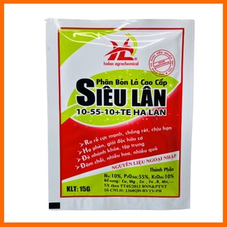Siêu Lân Đỏ Hà Lan 10-55-10+TE (gói 15g), kích ra hoa tạo mầm hoa cực mạnh