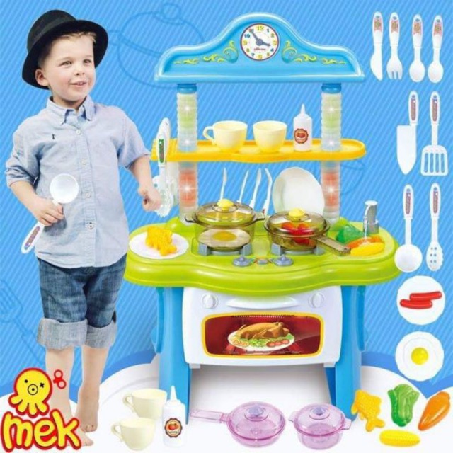 BỘ BẾP ĐỒ CHƠI CHO BÉ CAO 60cm