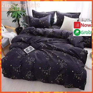 Vỏ Chăn Ga gối Sét 5 Món, Vỏ chăn có khóa kéo chất Poly cotton (Được lựa mẫu, chọn theo phân loại)