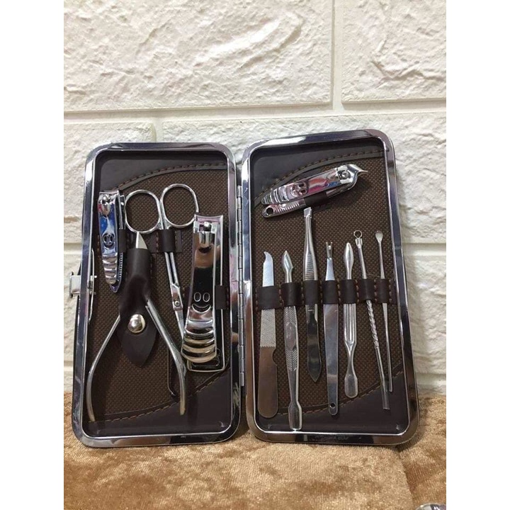 Bộ bấm móng tay chân 12 chi tiết, bộ tỉa móng tay chân - MIANMART