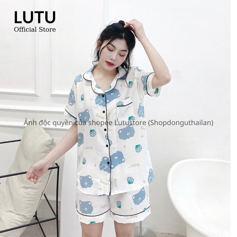 Bộ Ngủ Pijama Mặc Nhà Cộc Tay Chất Đũi Xốp Thoáng Mát Thấm Hút Mồ Hôi Siêu Tốt Họa Tiết Dễ Thương