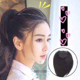 Tóc giả che hói bấm phồng sẵn ❤️FREESHIP❤️ Tóc giả kẹp phồng che hói mái tóc